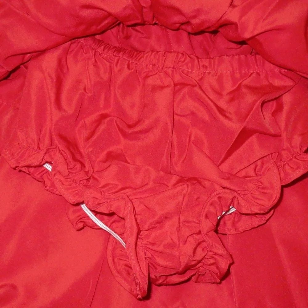 Marmellata Red Rosette Holiday Dress Set Baby Girl size 18 mo A-line Sleeveless‎